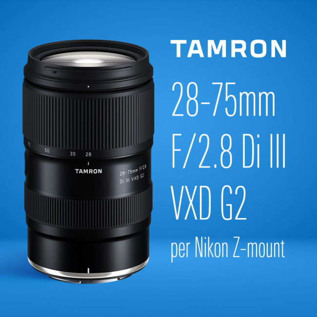 Tamron annuncia il nuovo 28-75mm F2.8 G2 per Nikon Z-mount