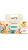 Venus Deluxe Smooth Sensitive + Rifle Paper Co. Razor Blades package of 3