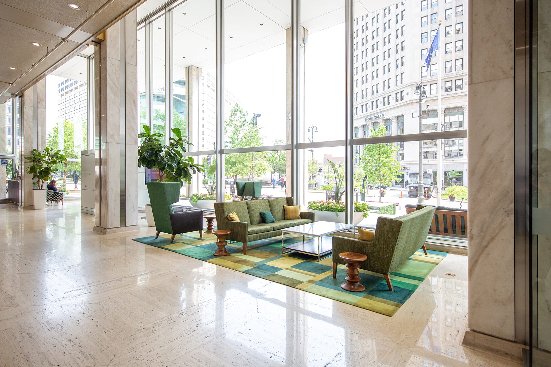 Chase Tower Lobby + Patio