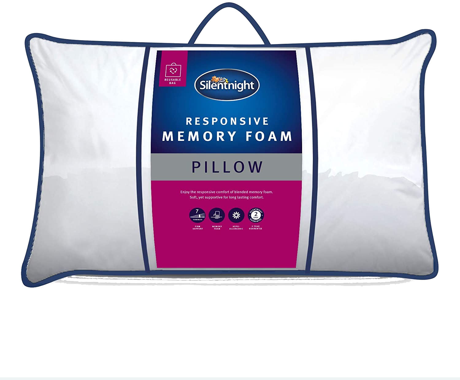 Responsive memory foam pillow