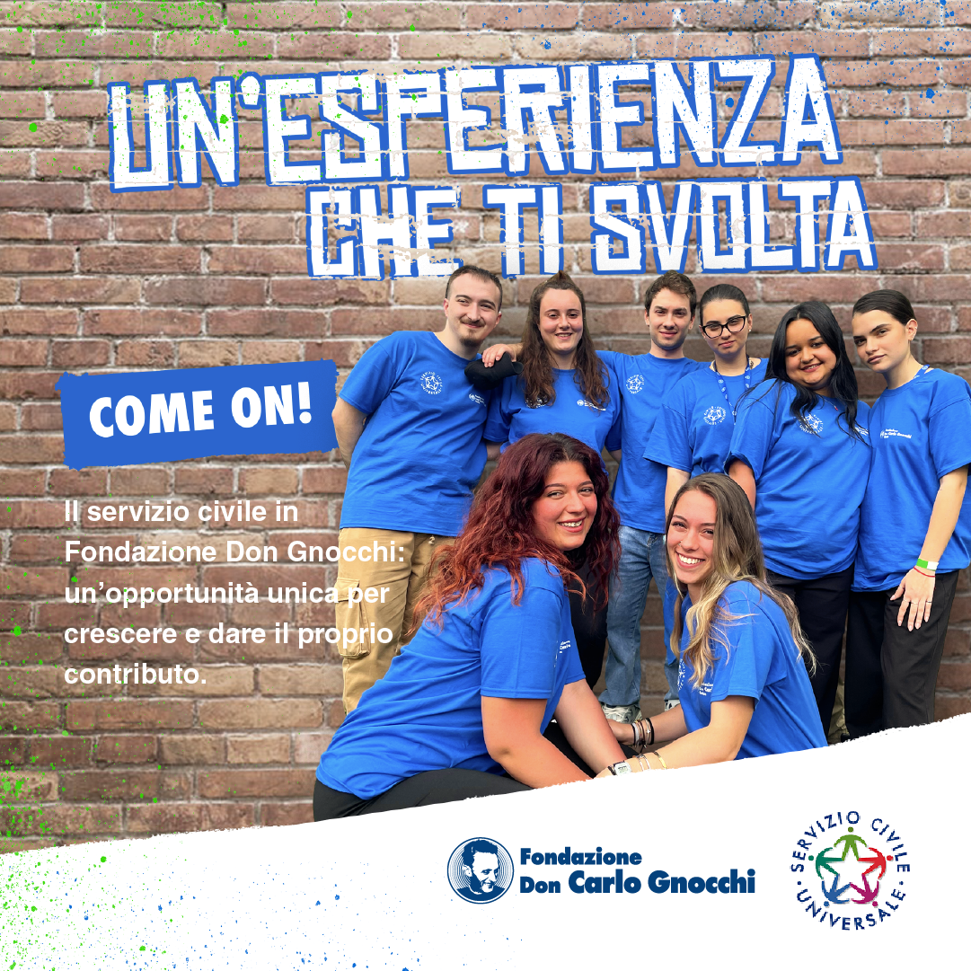 Servizio civile bando 2026 "Come on"