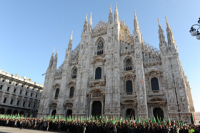 Foto alpini Messa dicembre Duomo Milano ok