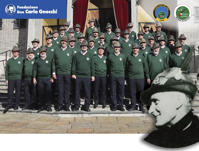 Immagine Manifesto concerto Coro Ana Milano santuario don Gnocchi 14 novembre 2026