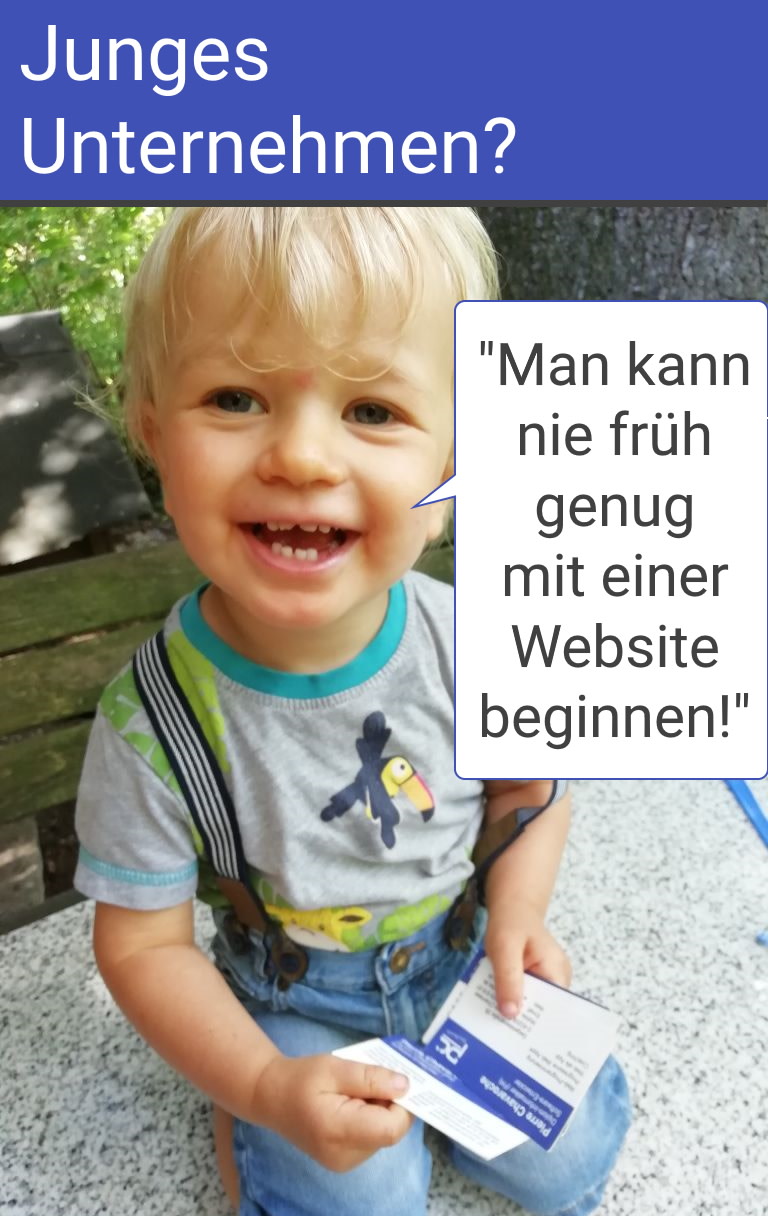 Junges Unternehmen plain