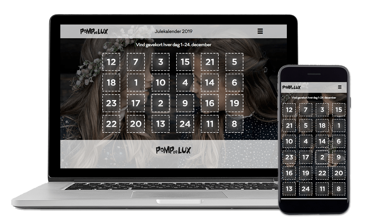 POMPdeLUX julekalender 2019 POMPdeLUX julekalender 2019