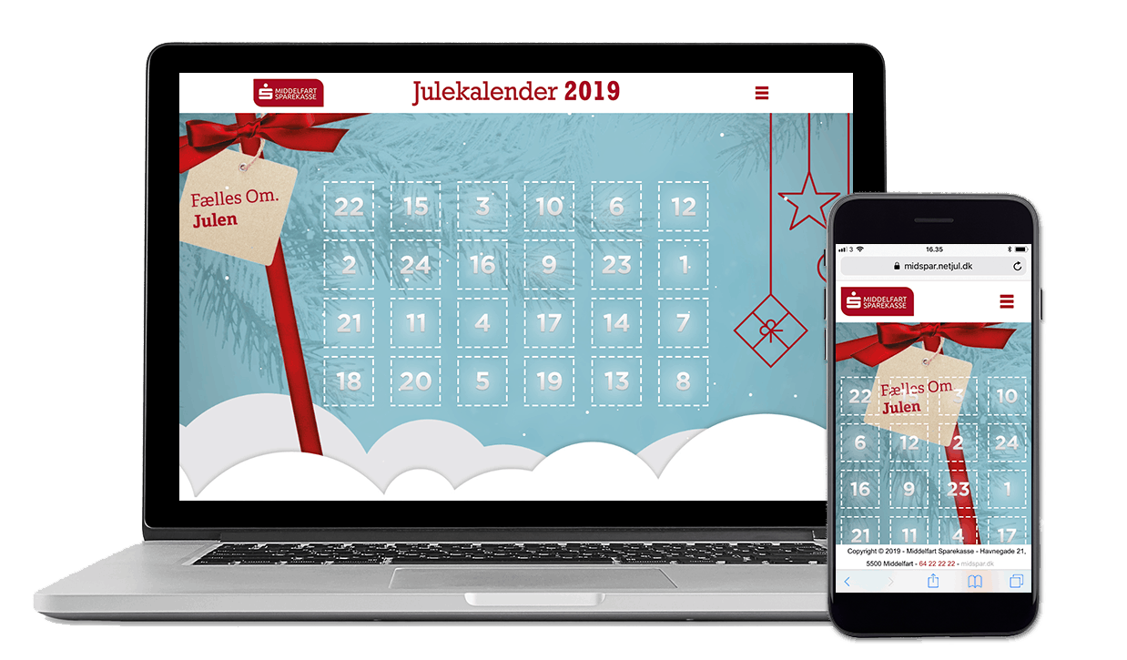 Middelfart Sparekasse julekalender 2019 Middelfart Sparekasse julekalender 2019