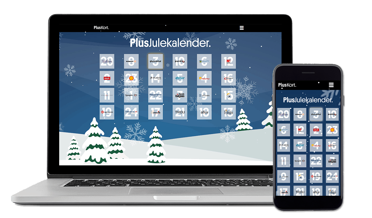 Pluskort julekalender 2019 Pluskort julekalender 2019