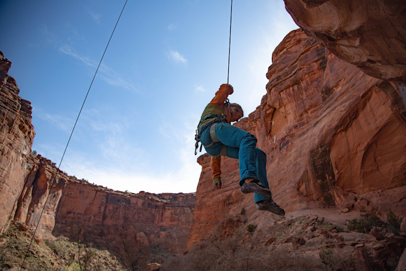 The Ice Cream Parlor is a great place to try outdoor rock climbing!