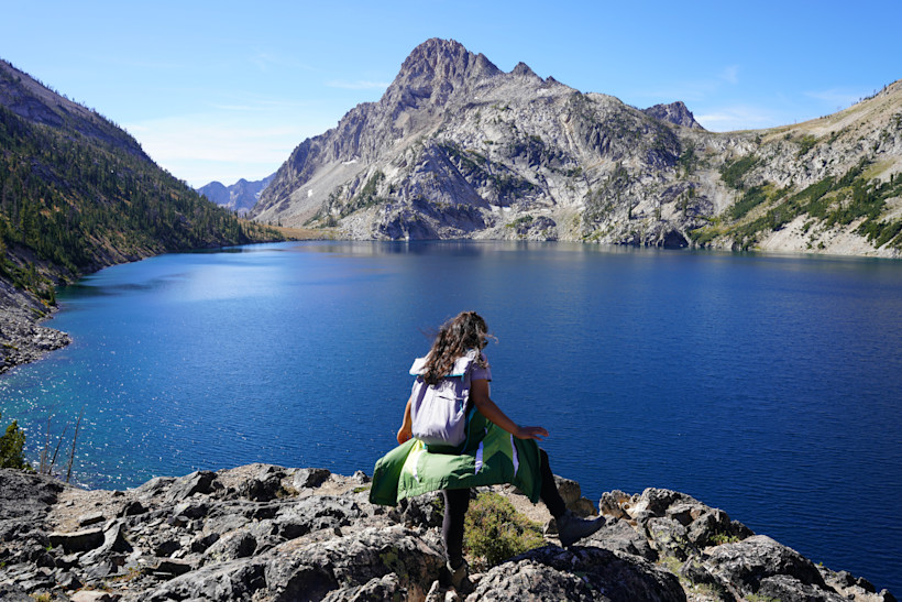 A lake in the Sawtooth range, Idaho