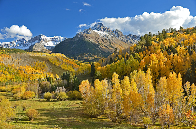 Colorado is home to four national parks: Rocky Mountain National Park, Mesa Verde National Park, Great Sand Dunes National Park, and Black Canyon of the Gunnison National Park