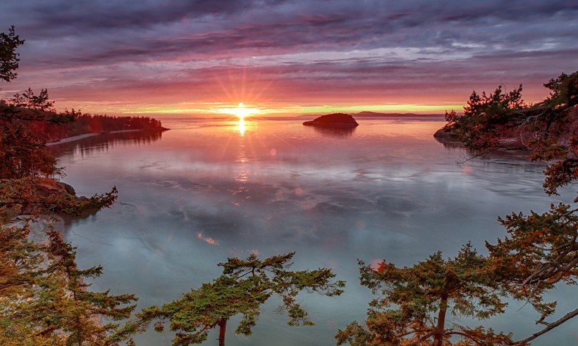 Deception Pass is a winter hike in Washington without snow.
