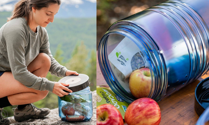 You’ll want a canister certified by either the International Grizzly Bear Committee. We recommend BearVault. Photo via Bear Vault.