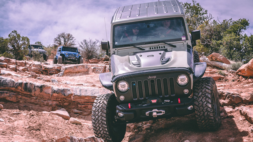Off-roading in Hell's Revenge is a thrilling adventure.