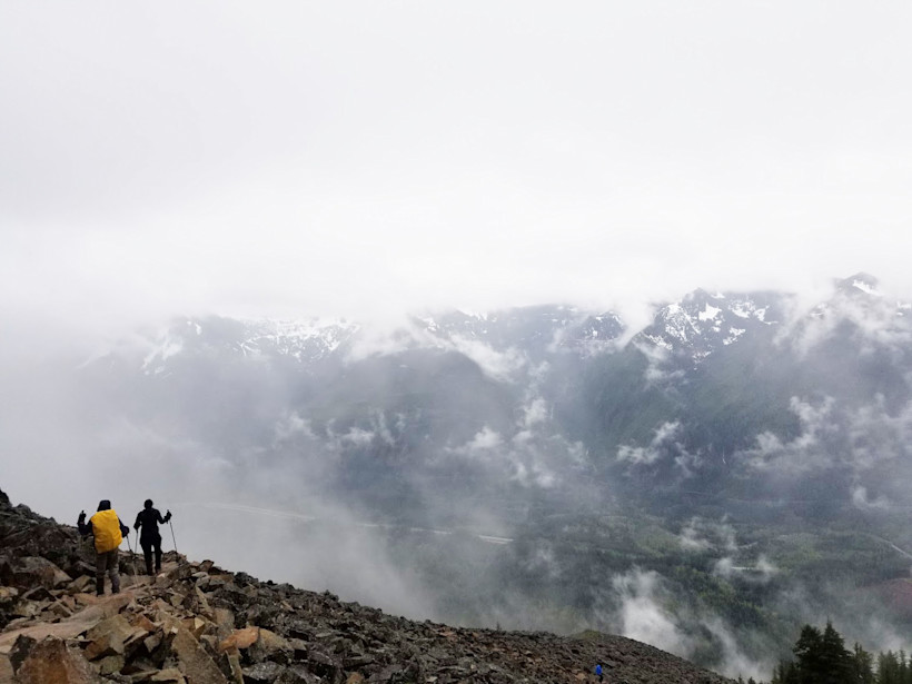 wet hike