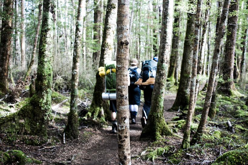 Start backpacking on easier, flat trails.