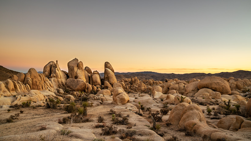 Rock formation near arch rock, Joshua Tree National Park