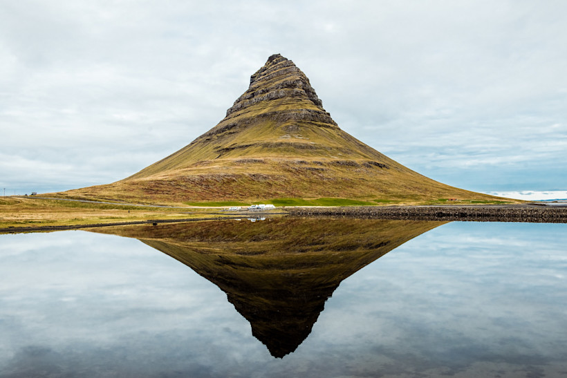 Kirkjufell Mountain in West Iceland