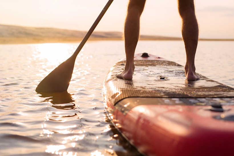 Stand up paddle boards have different hull types depending on intended usage