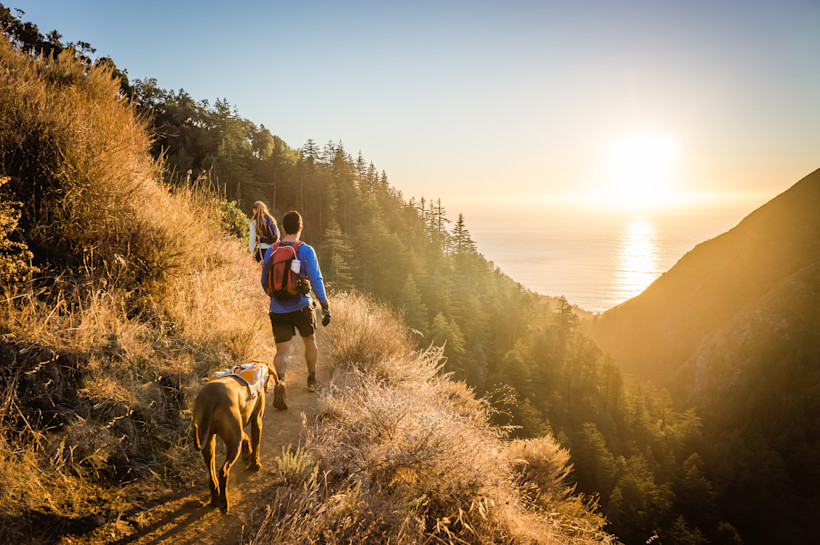 A backpack with snacks, safety essentials, and water will make for a happier hike!