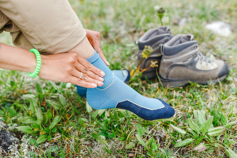 Make Sure Your Hiking Socks Are Wool or Synthetic