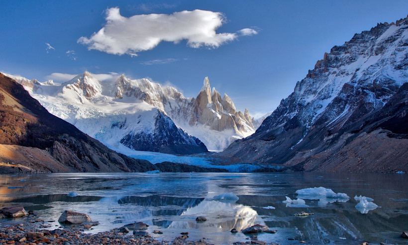 Laguna Torre is one of the best day hikes in Patagonia.