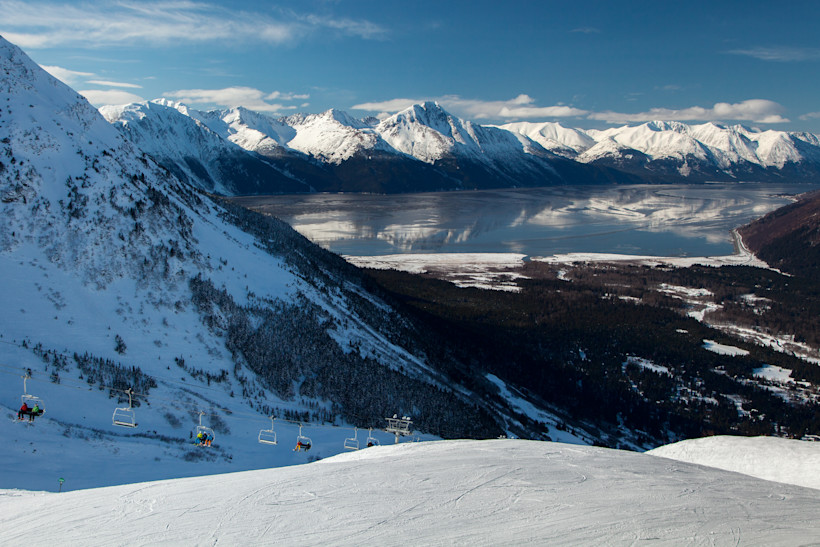 Alyeska Ski Resort in Girdwood, Aalska