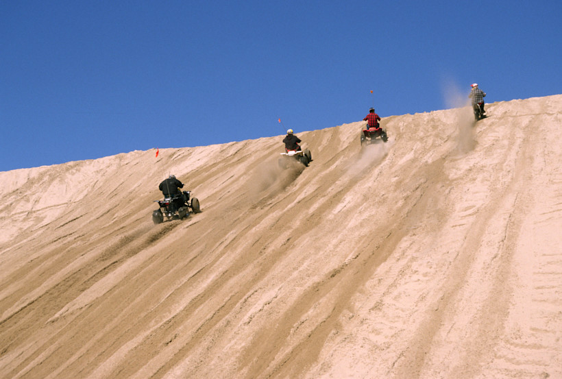 ATV riding at the Oregon Dunes.
