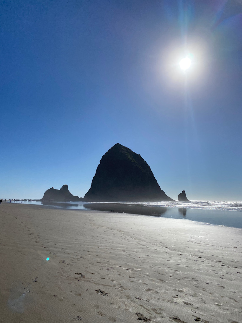 Haystack Rock, Oregon. Photo by Elizabeth Sheets.