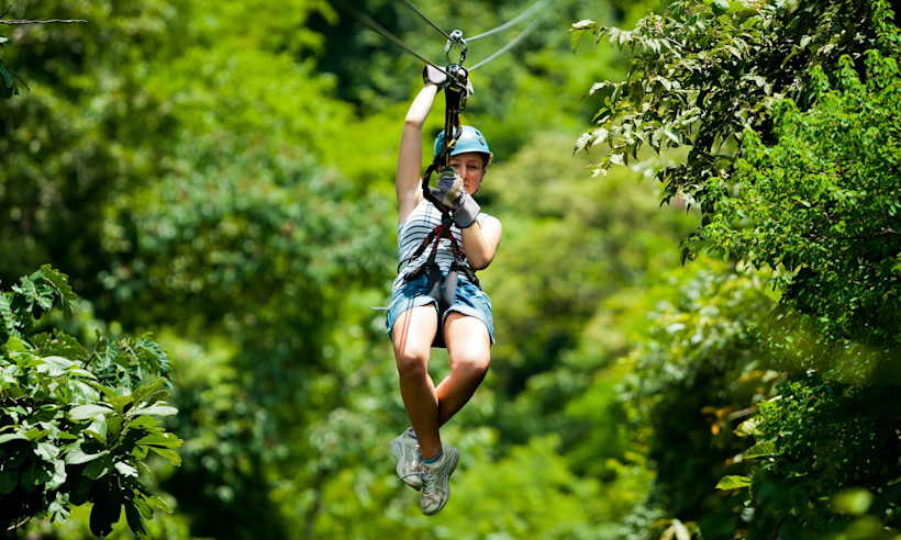 Zip lining through the cloud forest is one of the best things to do in Costa Rica.