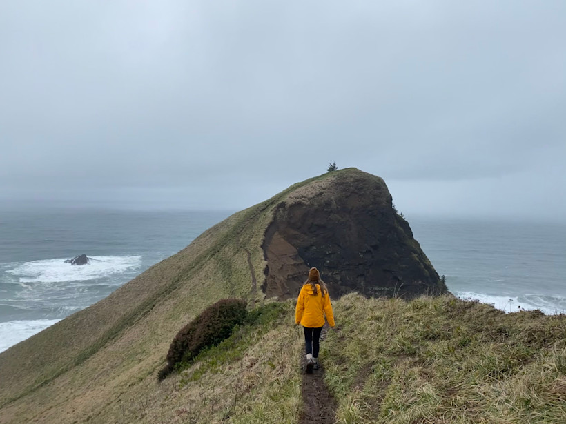 God's Thumb on the Oregon Coast. Photo by Elizabeth Sheets.