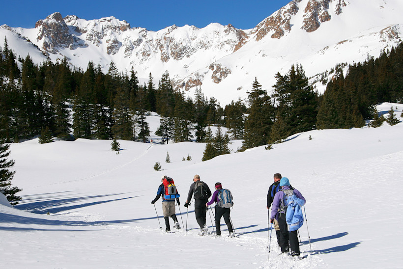 Snowshoeing Herman Gulch
