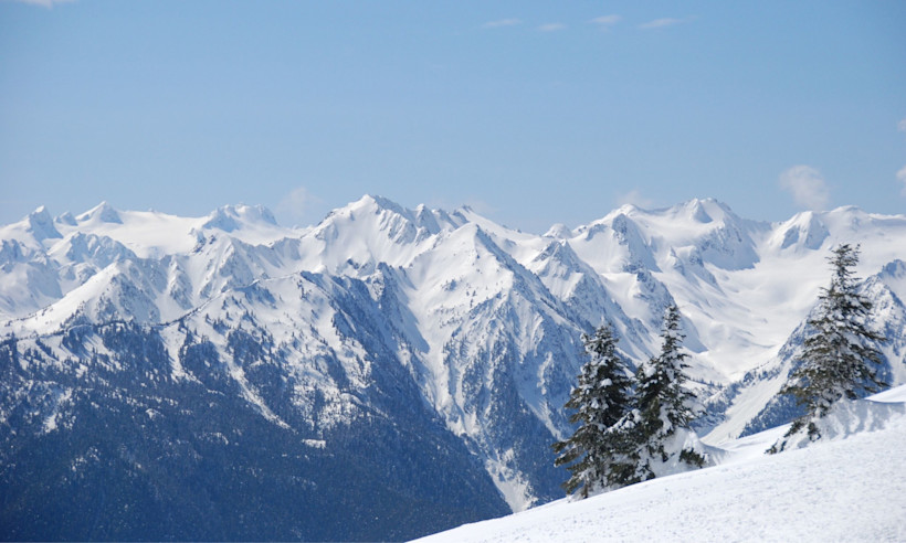 Hurricane Ridge is a beautiful winter hike in Washington.