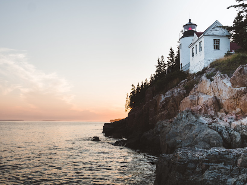 Bass Harbor Head Lighthouse at Acadia National Park