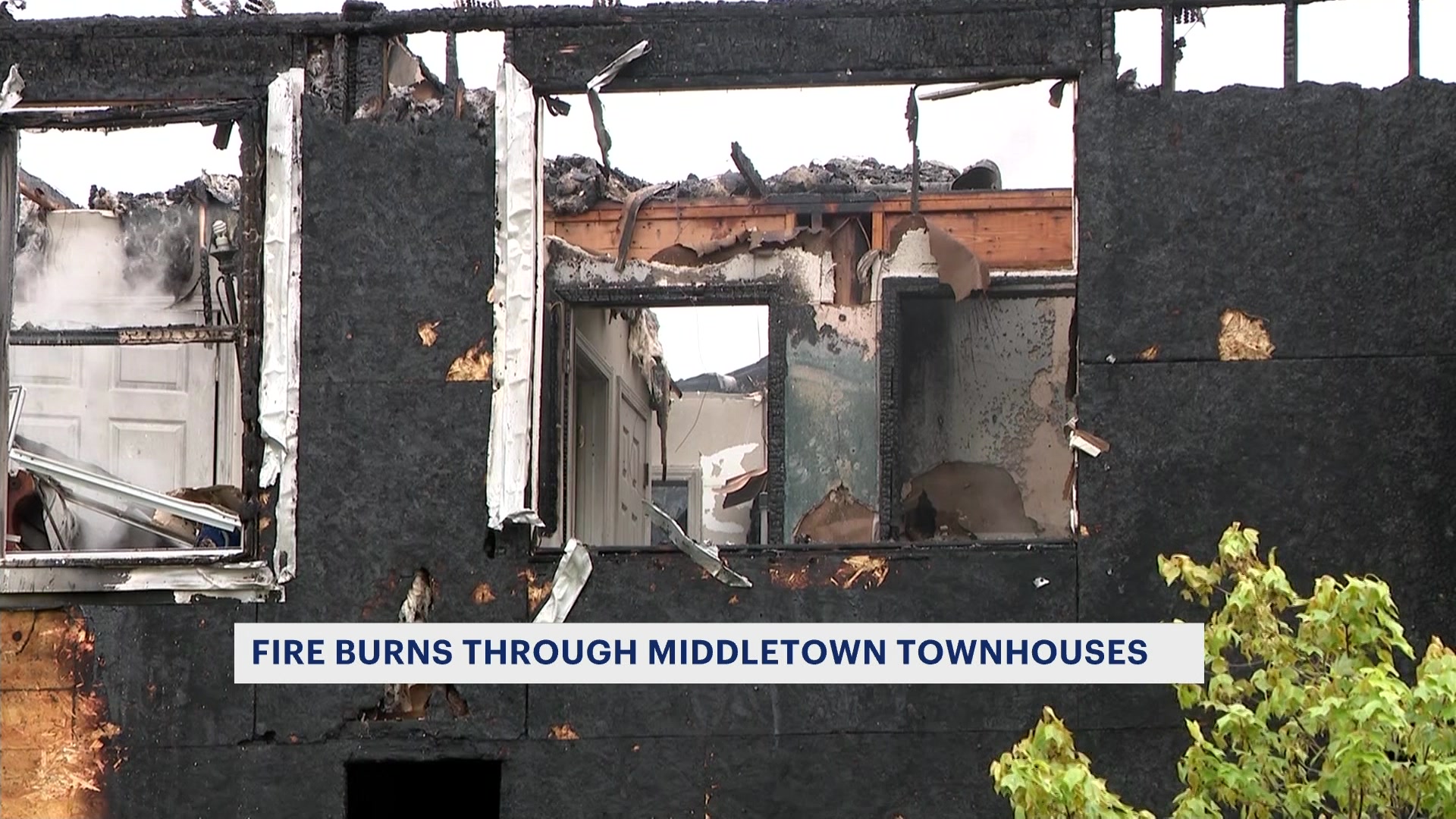 Firefighter Injured In Middletown Townhouse Fire