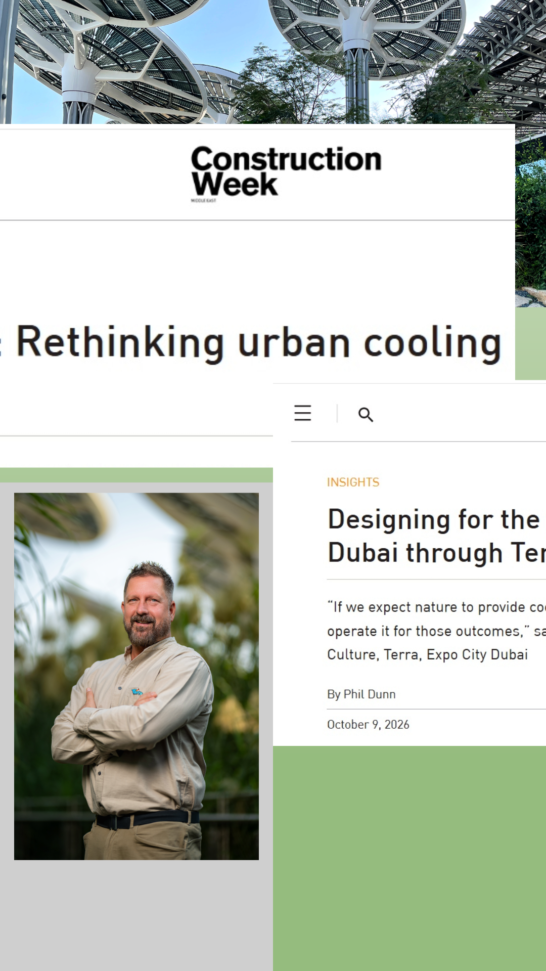 Rethinking urban cooling in Dubai through Terra