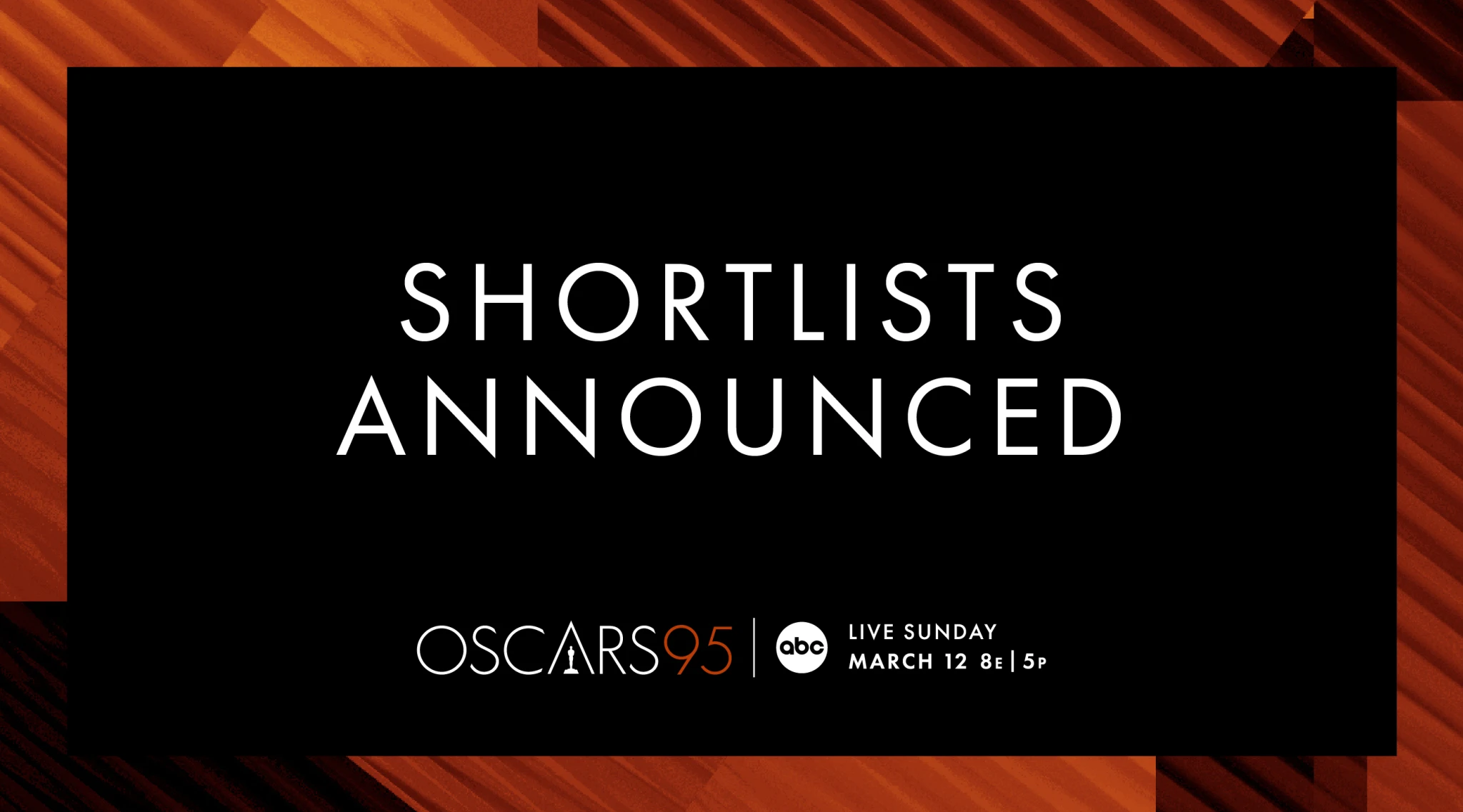 95th Oscars Shortlists Announced for 10 Categories