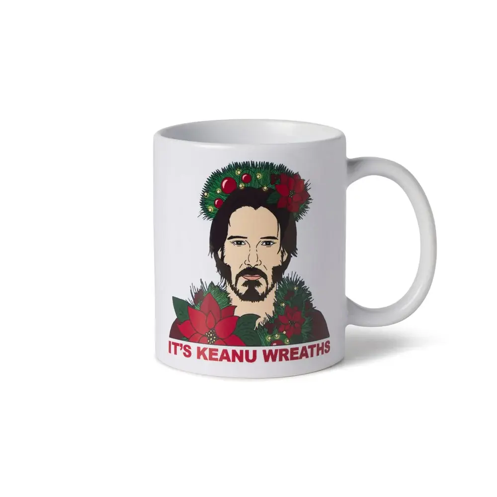 KEANU WREATH MUG