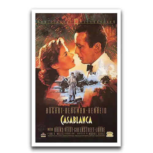 CASABLANCA (1942) ANNIVERSARY EDITION POSTER