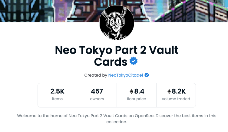 Neo Tokyo Part 2 Vault Cards
