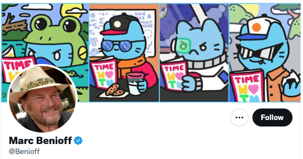 Mark Benioff Cool Cats NFT