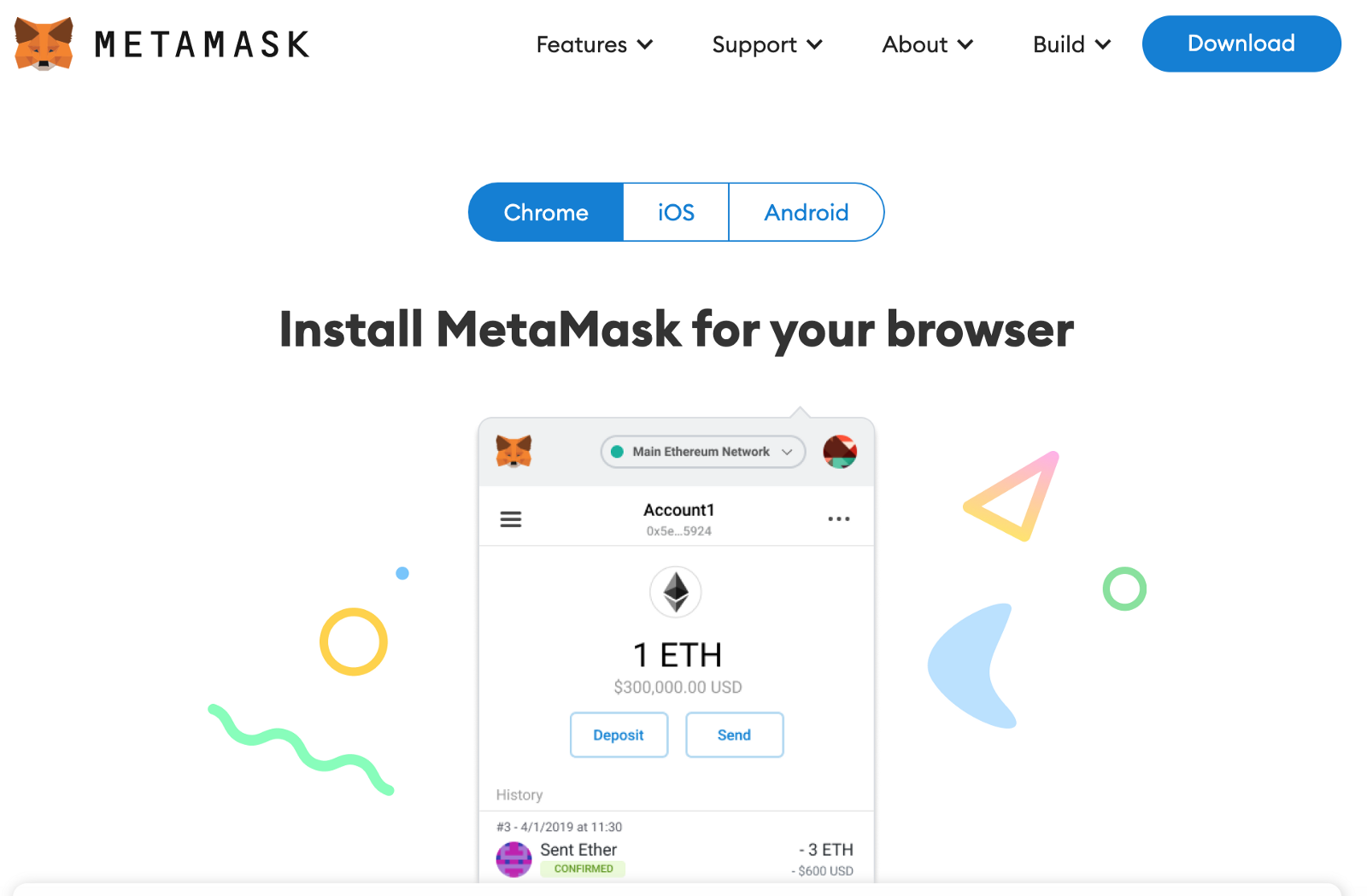 Download Metamask