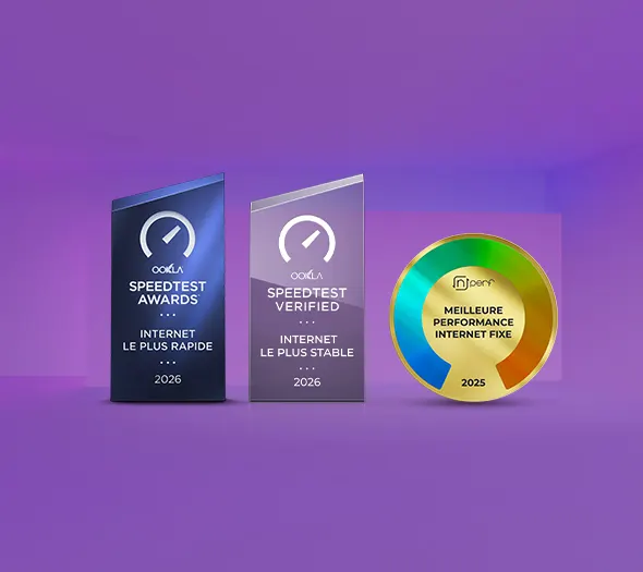 Récompenses Ookla et Nperf