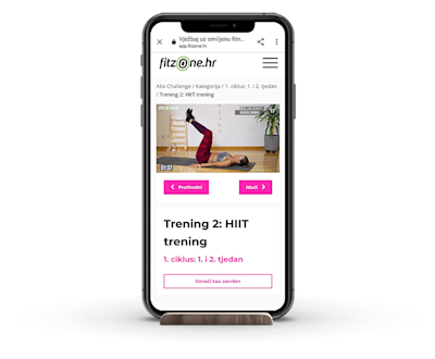 Fitzone.hr online platforma