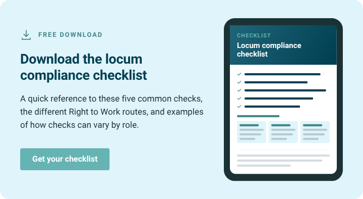 Checklist CTA Compliance Locums