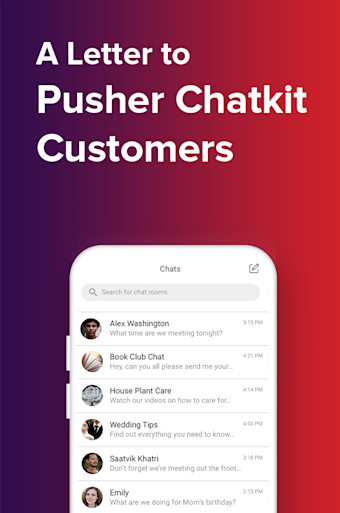 A Letter to Pusher Chatkit Customers