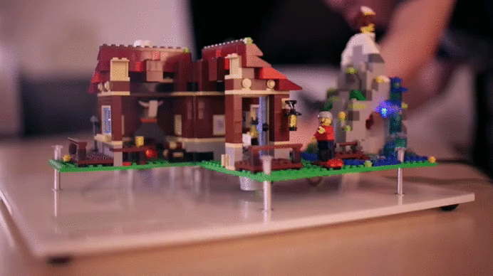 raspberry pi controlled model smart home