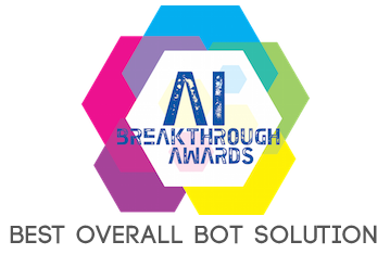 AI breakthrough best overall bot solution chatbot award
