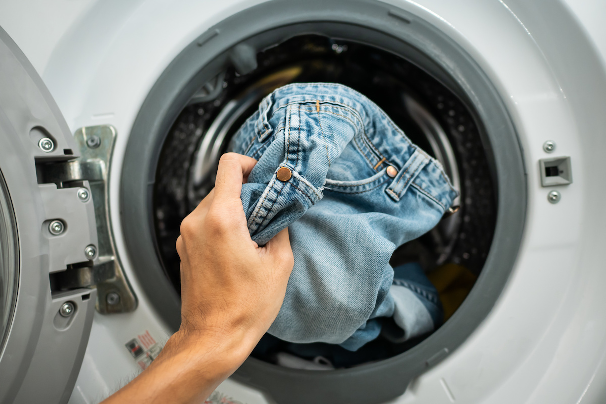 Clean Your Jeans in a Washing Machine 
