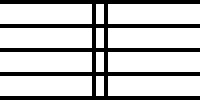 Double bar lines