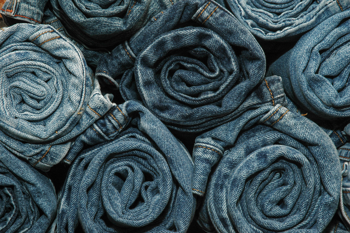 what is denim made up of